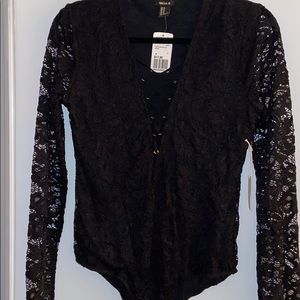 Black Lace Bodysuit